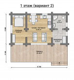 Дом из бревна VZ-171